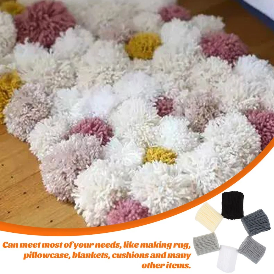 12 Pcs DIY Teppichgarn Teppichstickerei Handgefertigtes Handwerk -Häkelgarn - Bild 2 von 4