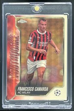 Marketplace image: 2024-25 Topps Chrome Youthquake Superfractor #YQ-16 Francesco Camarda 1/1