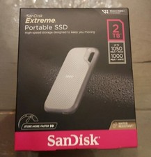 *NEW* SanDisk 2TB Extreme External Portable SSD 1050MB/s (SDSSDE51-2T00-AW25)