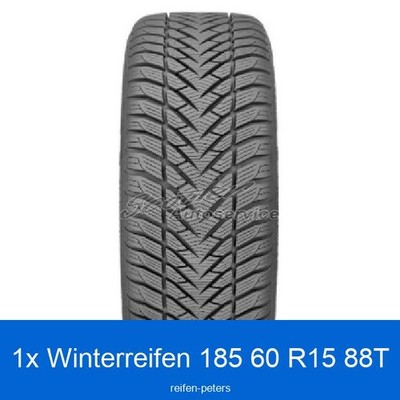 1x 185/60 R15 88T Goodyear UltraGrip Performance 3 3PMSF XL Winterreifen | 11347