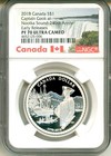 2018 Canada S$1 Captain Cook At Nootka Sound 240th Ann ER NGC PF70 Ultra Cameo — photo 1