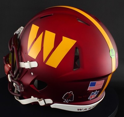 WASHINGTON COMMANDERS NFL Riddell Speed Full Size AUTHENTIC Football Helmet