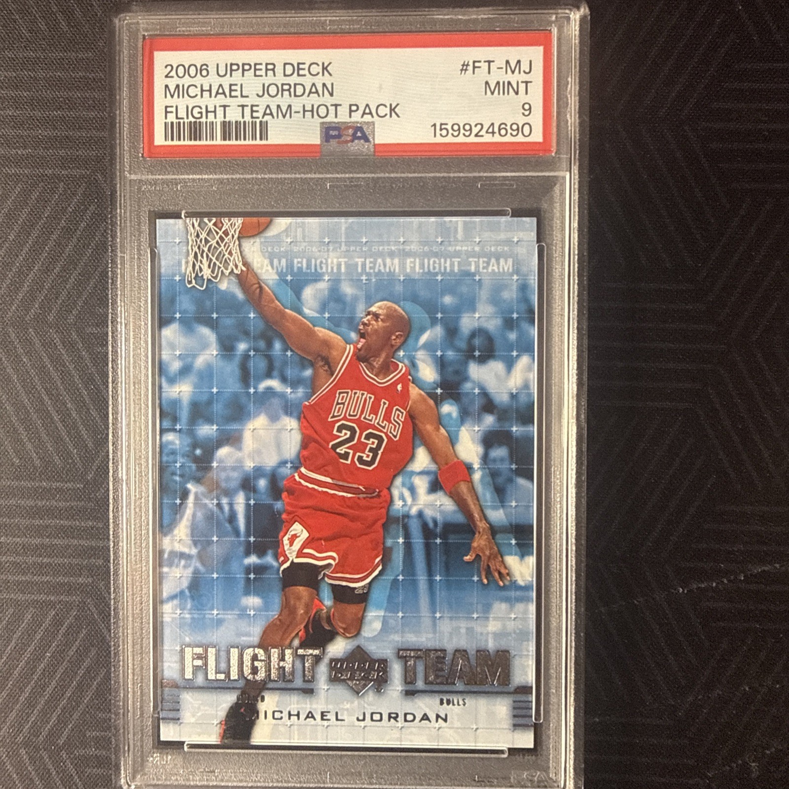 2006-07 Upper Deck - Flight Team Michael Jordan #FT-MJ Psa 9
