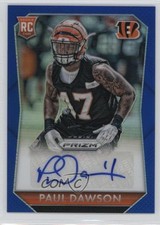 2015 Panini Prizm Rookie Signatures Blue 82/100 Paul Dawson #RS-PA Auto 0f8