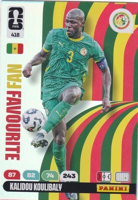 KALIDOU KOULIBALY  PANINI FIFA WORLD CUP 2026  ADRENALYN XL  FAN FAVOURITE # 418