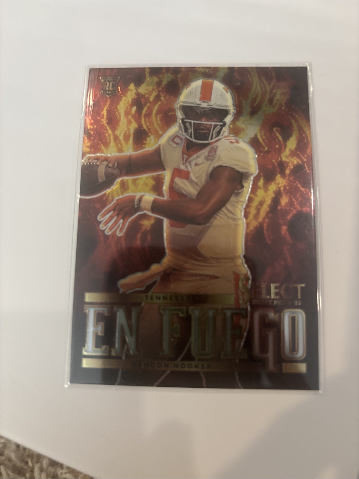Hendon Hooker Panini Select Draft Picks EN Fuego #EFHH Base