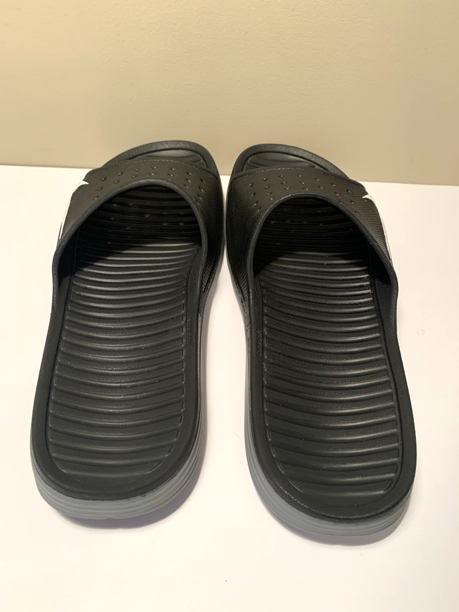 Nike Benassi Solarsoft Men's Size 10 Slides Sandals Black Rare