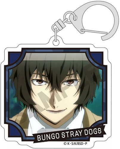 Set 8 Portachiavi Anime Bungo Stray Dogs - Personaggi In Acrilico, Ciondoli 5cm Per Zaino E Chiavi, Regalo Fan