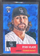 Ryan Vilade 2022 Topps Chrome Platinum Blue Atomic Refractor #258 (75/100)