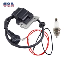 Ignition Coil Spark Plug for Ryobi 309266001 RY3714 & RY3716 37cc Chainsaw