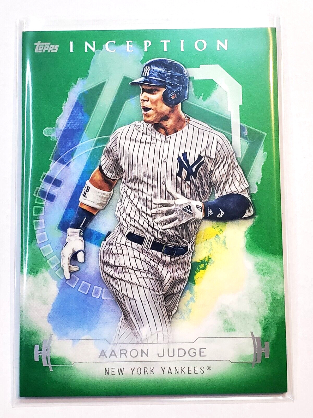 Aaron Judge - 2019 Topps Inception Green Parallel #81 card - New York Yankees