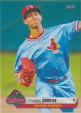 2019 Memphis Redbirds Chasen Shreve RC Rookie St Louis Cardinals