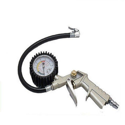 Pistola Di Gonfiaggio Pneumatici Manometro Aria Compressa Riempimento - Foto 11