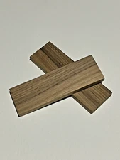 2 Piece Walnut Knife Handle Scales Lumber Blank Bookmatched 130x43x9mm