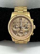 Michael Kors Runway MK5128 Women Stainless Steel Analog Dial Quartz Watch JNA860