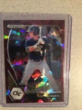 2021 Prizm Draft picks Luke Waddell Burgundy Cracked Ice 01/23