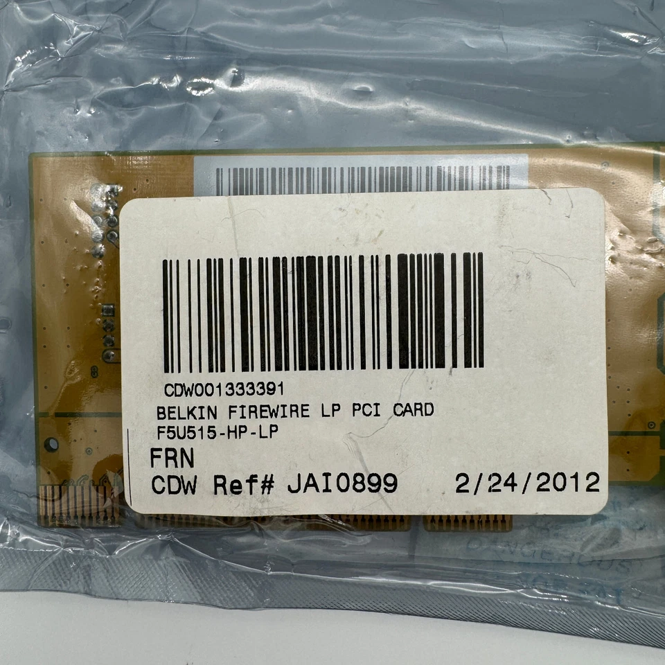 NOS (2012) Belkin Firewire LP PCI Card F5U515-HP-LP USB MIC Controller Expansio - Image 2 of 4