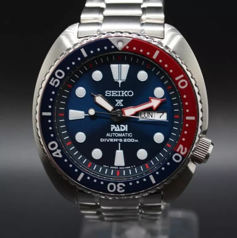 Mens Seiko Prospex Padi Automatic AIR Divers 4R36-05H0 stainless