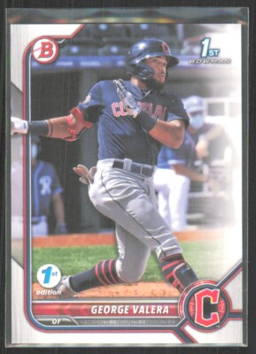 2022 Bowman 1st Edition Paper George Valera #BPPF-22