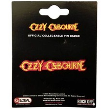 OZZY OSBOURNE - LOGO - LAPEL/HAT PIN - BRAND NEW - MUSIC OZZPIN03