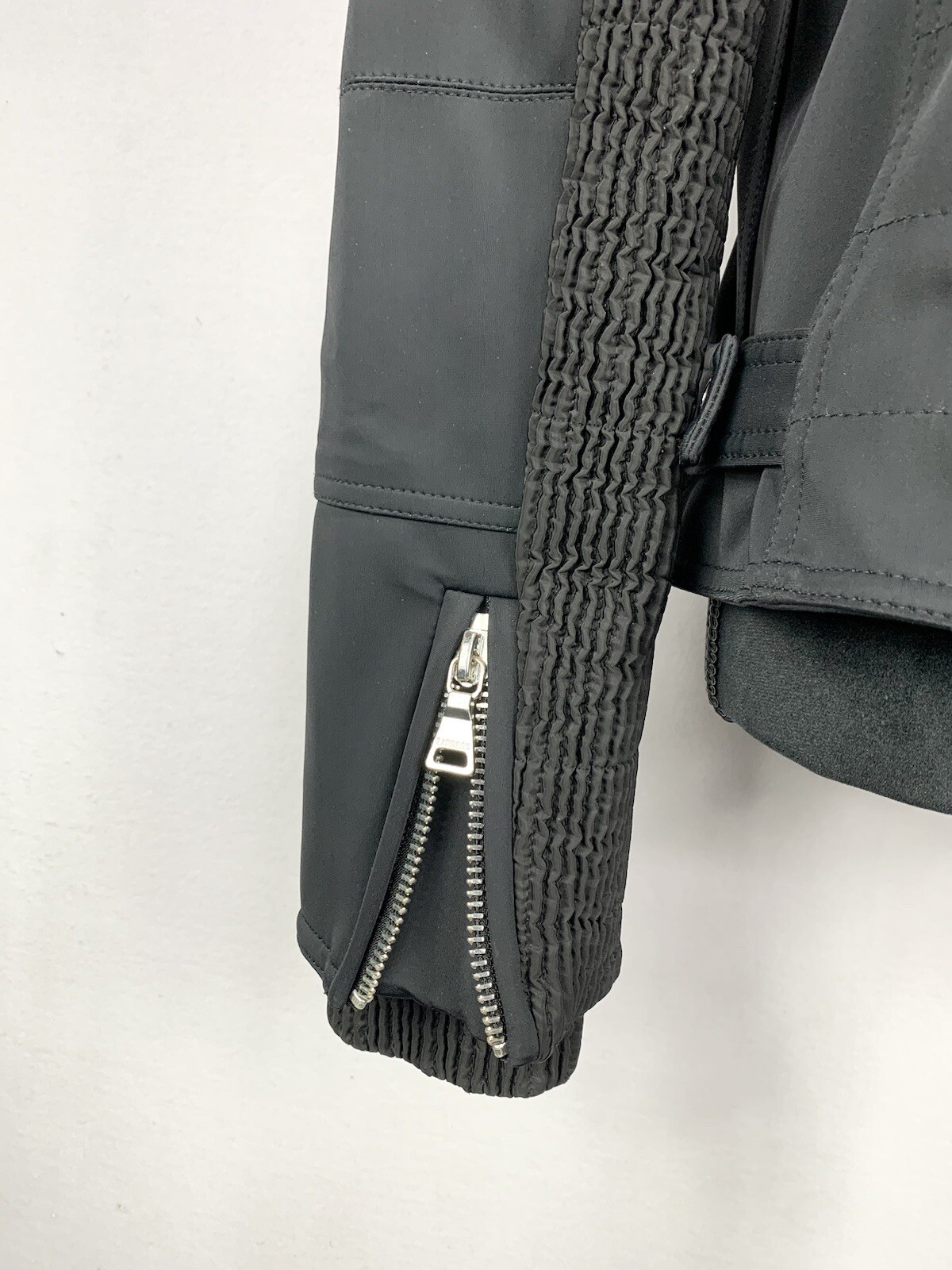 Express Women’s Medium Black Lined Motorcycle Bom… - image 10