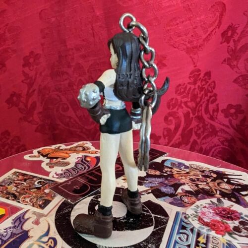RARE OFFICIAL BANPRESTO FINAL FANTASY VII TIFA KEYRING FIGURINE