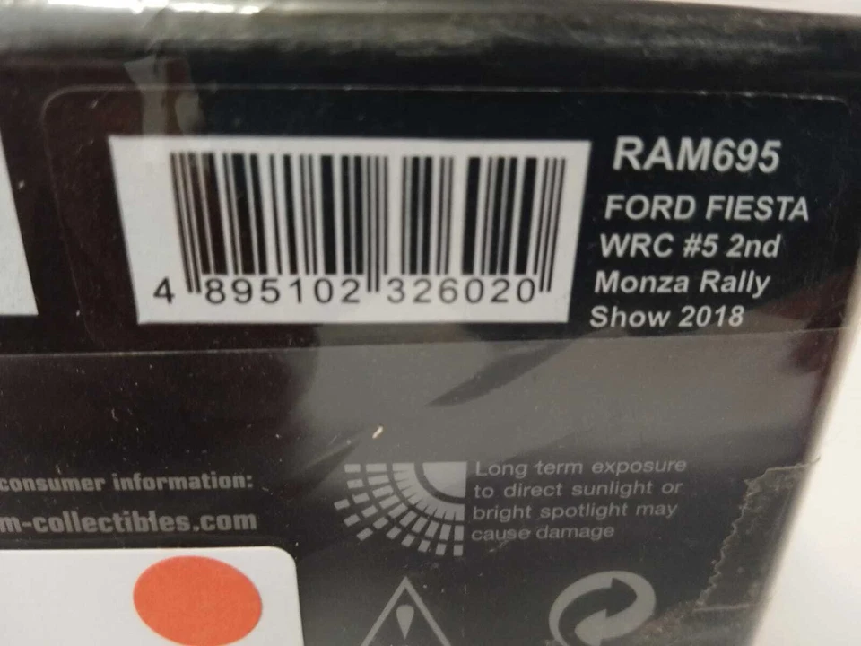 IXO Ford Fiesta WRC #5 Suninen 2nd Rally Monza 2018 1/43 RAM695 - Immagine 3 di 3
