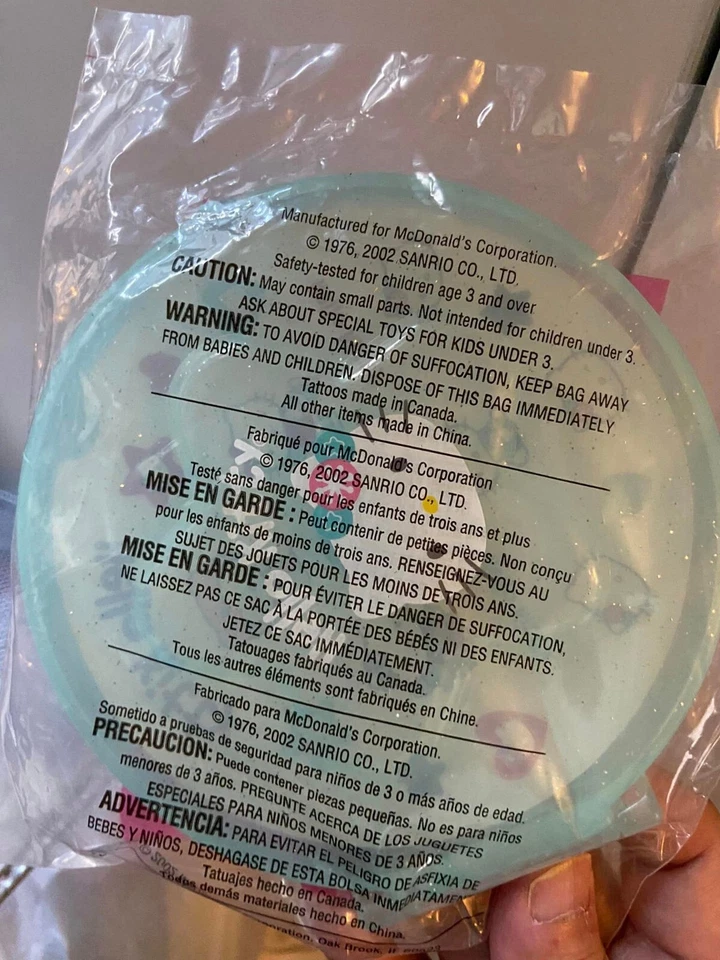 mcdonald hello kitty cd holder with body art tattoos HAPPY MEAL MCDONALD - Image 2 of 4