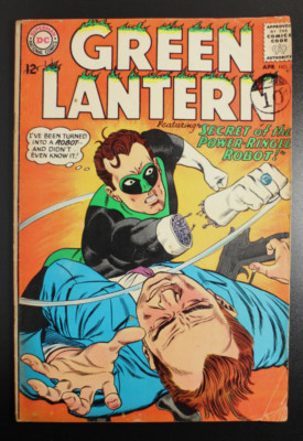 Green Lantern #36 DC Comics 1965 Secret of the Power Ringed Robot VG -