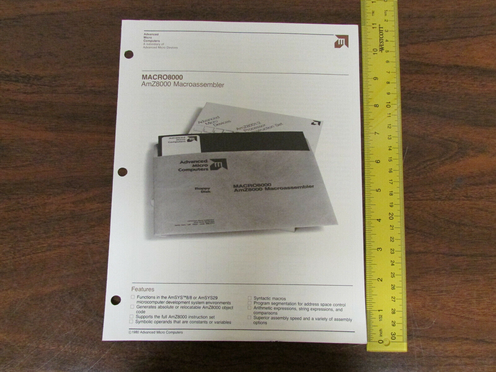 春の新作 AMD MACRO8000 AmZ8000 Macroassembler 激安大特価 Brochure Manual Software 19