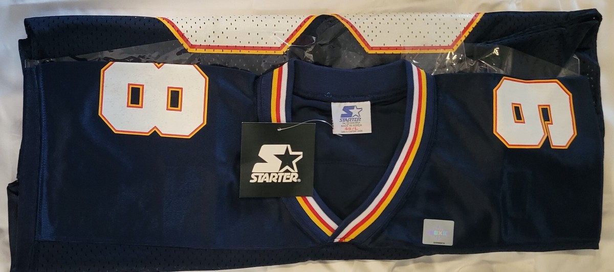 STARTER NFL ユニフォーム 31 54　XXL b-boy b系 Super Bowl XXXII 98 Blue NFL Football Starter Jersey Mens Size 48