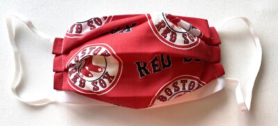 Adult Boston Red Sox Fave Mask With Filter Pocket