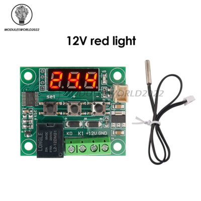 W1209 12V Digital Thermostat Temperature Control Switch Sensor Module -50~110°C