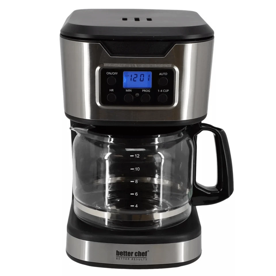 Better Chef 12-Cup Programmable Coffee Maker with Stainless Steel Accents - Image 2 of 4