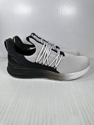 Size 11.5 Mens Adidas Lite Racer Adapt 7.0 Black & White Shoes IE6330 NEW