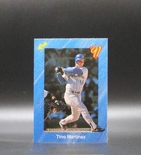 1991 Classic Update Travel Blue TINO MARTINEZ Rookie Card T2 Seattle Mariners