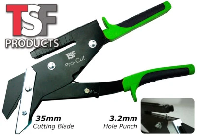 TSF PRODUCTS TSF Slate Cutter with Hole Punch SC01G 35mm Extreme Green - Free Postage