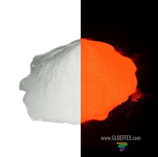 Red Glow in the Dark Powder - 1/2 oz - No UV Light Needed 