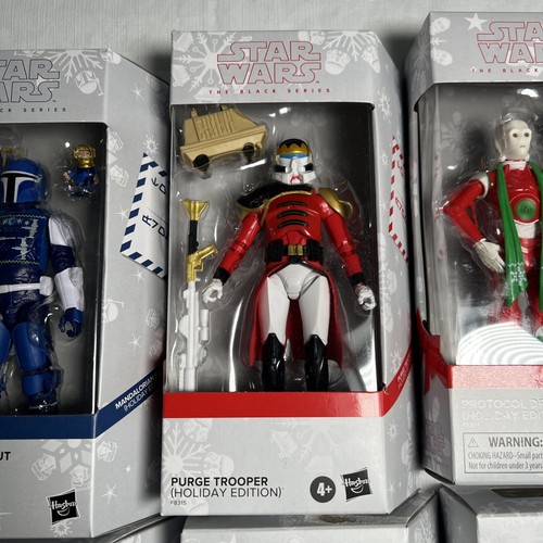 Star Wars Black Series Set Holiday Collection Lot of 13 Figures Brand NEW In Box - Picture 3 of 22