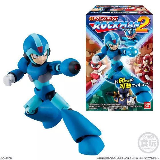 Bandai 66 Action Dash Mega Man Rockman 2 X Shooting Star Super