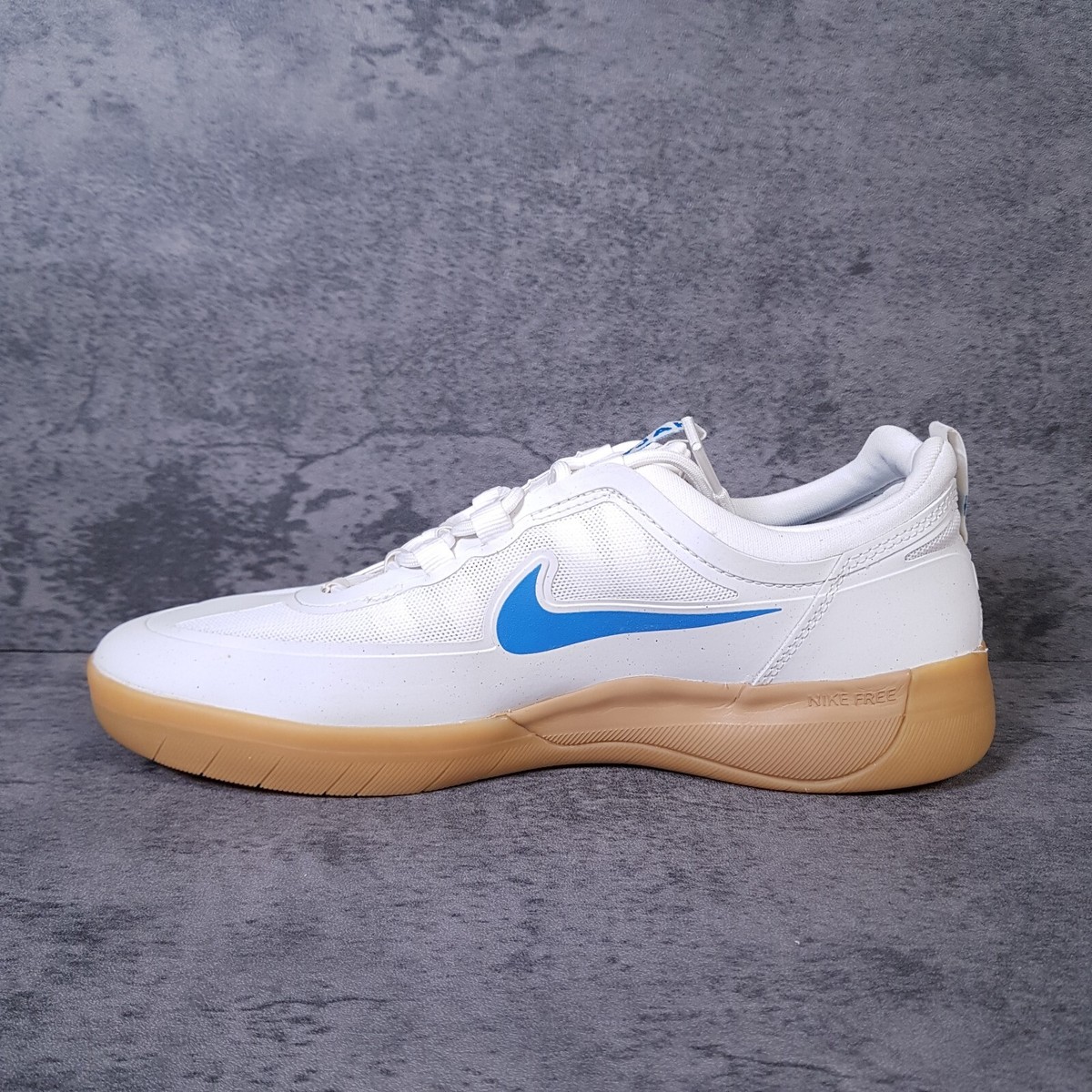 NIKE SB Nyjah Free 2 Skateboarding Shoes Mens 8.5 White NIKE SB Nyjah Free 2 Skateboarding Shoes Mens 8.5 White