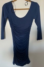 Forever 21 Womens Long Sleeve Navy Blue Dress Size Small