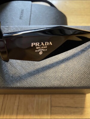 Prada Symbole Sunglasses - Black/Dark Grey BRAND NEW IN BOX!!!