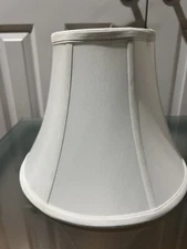 Vintage Empire White Fabric Ivory Lamp Shades