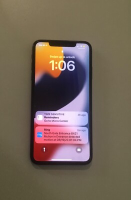 Apple iPhone XS Max - 256GB - Black (Unlocked) A1921 (CDMA + GSM)