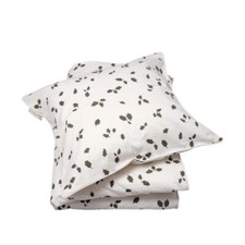 fabelab - cotbedding - baby bedding - leaves - brand new