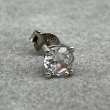 Set Di 3 Paia Orecchini Chriscoco In Argento 925 Con Zirconi Cubici - 2/3/4/5 Mm - Anallergici Con Portagioie - 4