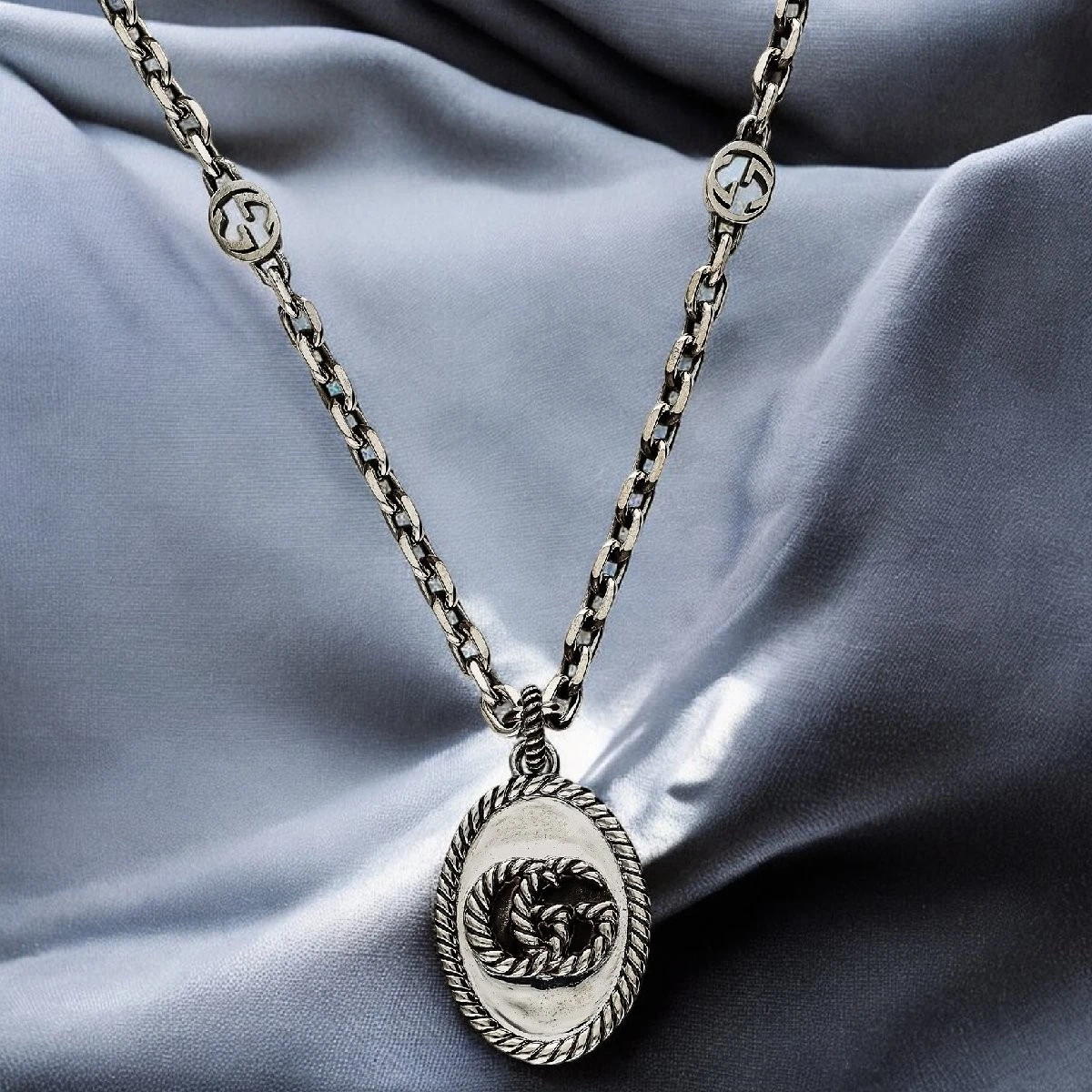 Collana Gucci per uomo e donna marca argento