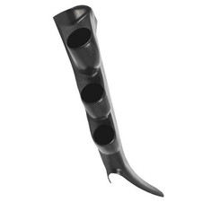 GlowShift Graphite Triple Pillar Gauge Pod Compatible with Chevrolet Chevy Si...