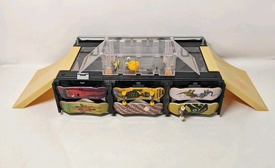 TECH DECK Play & Display Transforming Ramp Set & Case + Extras